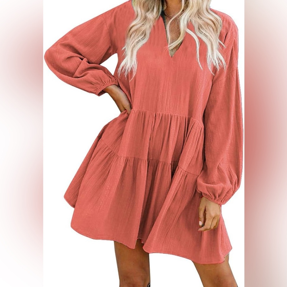 ‼️NEW‼️FANCYINN Cute Shift Tunic Dress Babydoll Mini